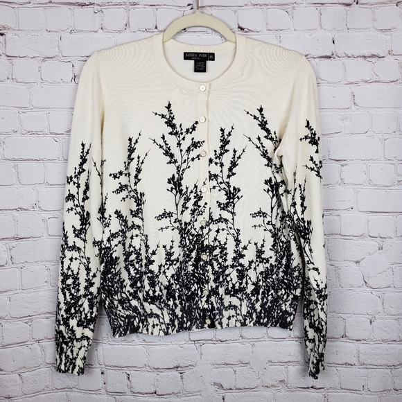 Hayden Park Cardigan Silhouette Print L Pe… - Picture 2 of 9